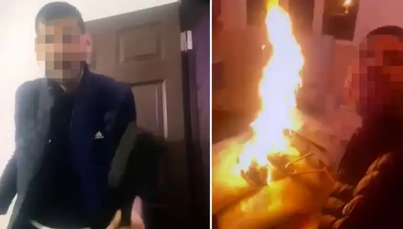 Annesiyle Yaşadığı Evi Ateşe Veren Genç: Sosyal Medya Canlı Yayını Şok Etti!